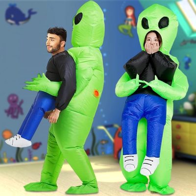 Felfújható UFO elrablás Halloween jelmez | UFOMAN