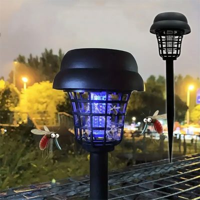 Napelemes szúnyogriasztó lámpa - UV, 8-12 órás üzemidő | SOLARBUZZ