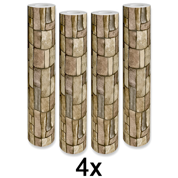 4x Stílusos 3D Tapéta – Könnyű falátalakítás | WALLCORWRAP
