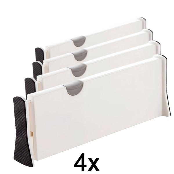 4x Állítható fiók- és polcelválasztó | DIVISERINO