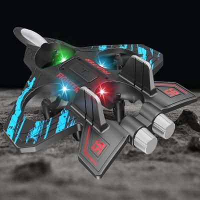 RC Vadászrepülő Drón - LED, EPP Hab, 2.4 GHz, Beltéri és Kültéri | FLYTOR