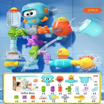 Tapadókorongos fürdőjáték (27 db/készlet) | OCTOYFUN