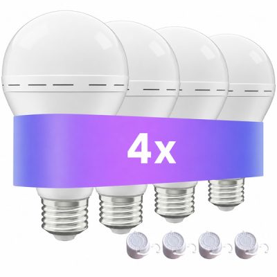 Újratölthető vészvilágító izzók (4 darabos készlet) | EVOBULBS